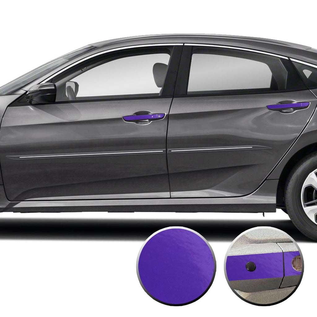 Door Handle Accent Overlay Vinyl Decal Compatible with Honda Civic 2016-2021