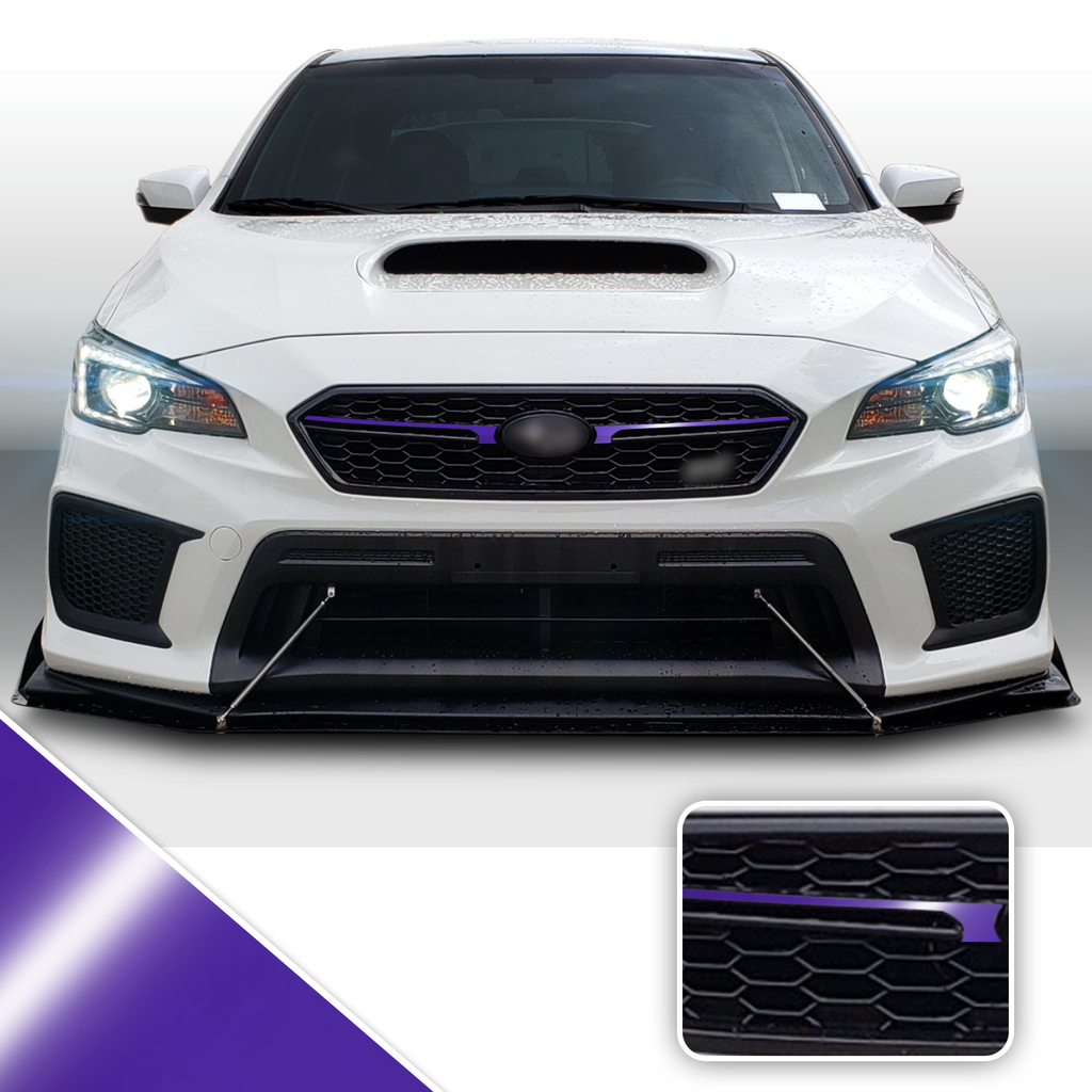 Fab JDM Pinstripe Grille Trim Decal Compatible With and Fits 2018-2020 Subaru WRX STi