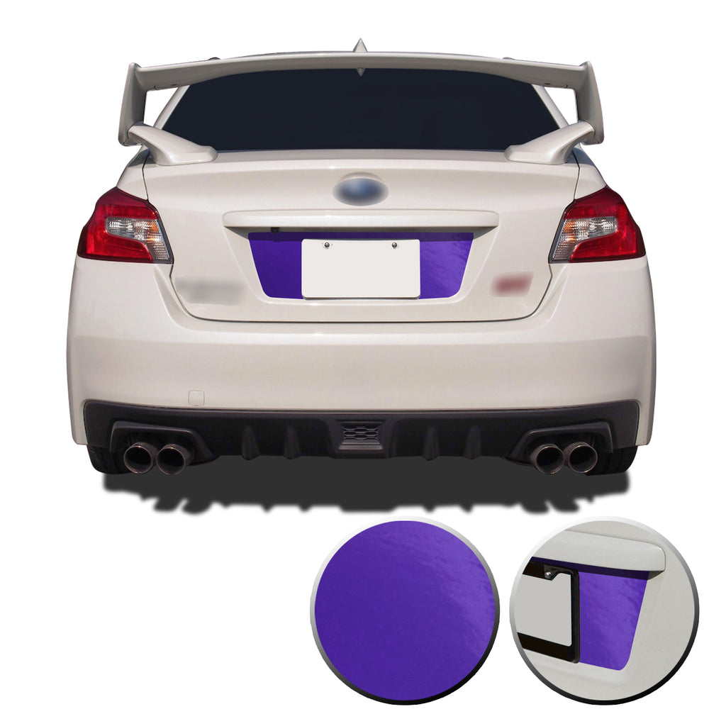 Trunk Rear License Trim Decal Overlay Compatible with and Fits Subaru WRX STi 2015-2020