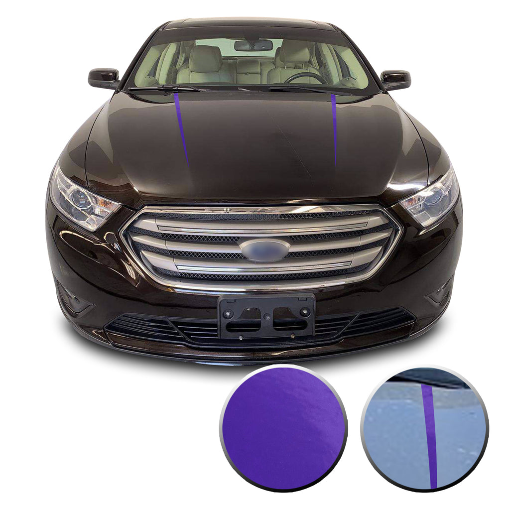 Hood Spear Stripes Racing Trim Vinyl Decal Compatible with Ford Taurus 2010-2019