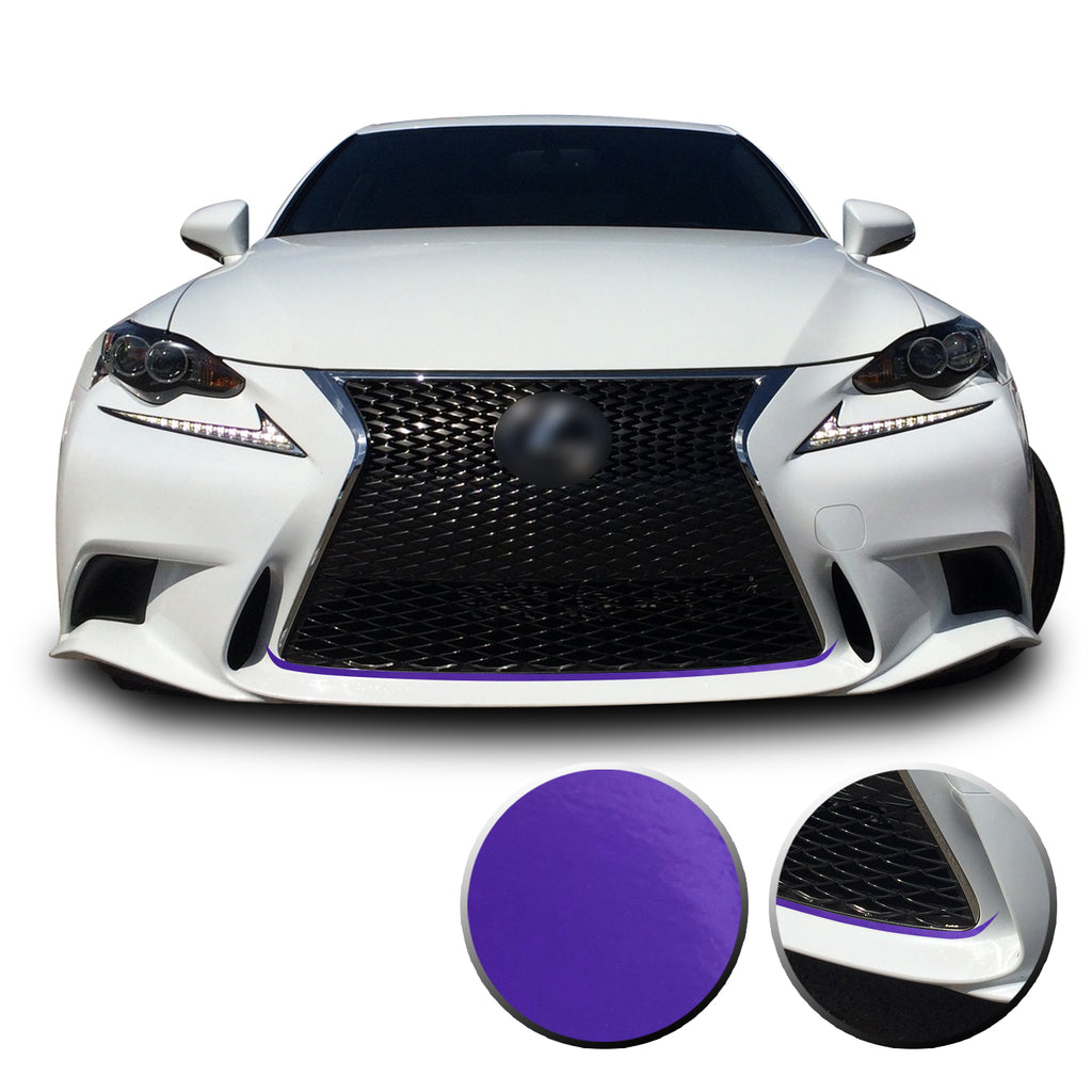 Front Grille Pinstripe Accent Vinyl Decal Overlay Wrap Compatible with Lexus IS200t IS250 IS300 IS F Sport 2014-2016