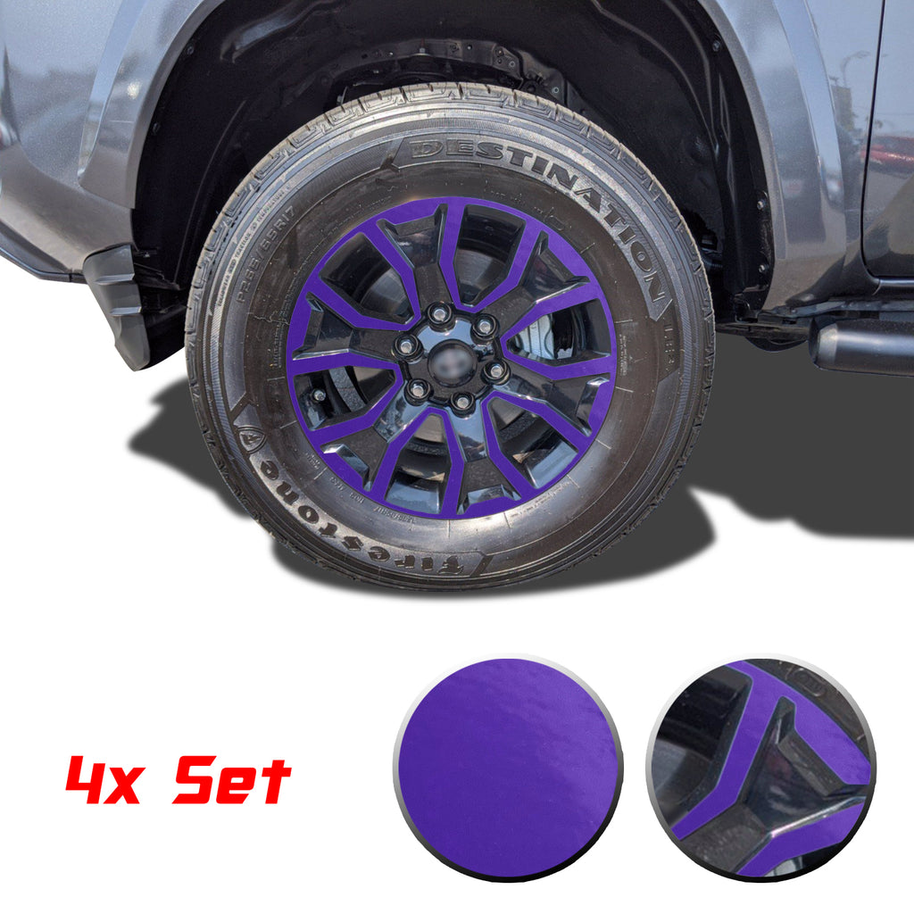 17" Wheel Rim Vinyl Overlay Decals Wrap Trim Compatible with and Fits Tacoma TRD Sport 2020 2021