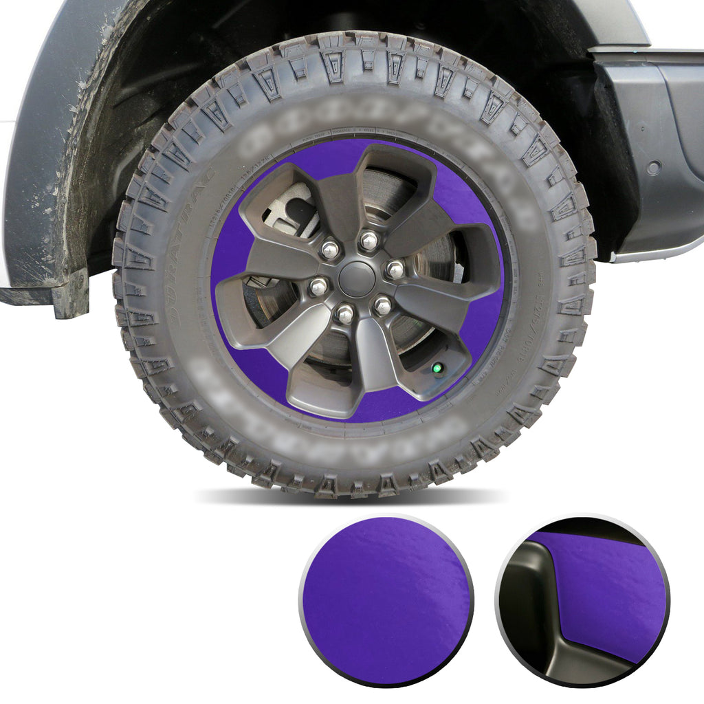 Full Wheel Overlay Rim Accent Vinyl Decal Wrap Compatible with Ram Rebel 2018+
