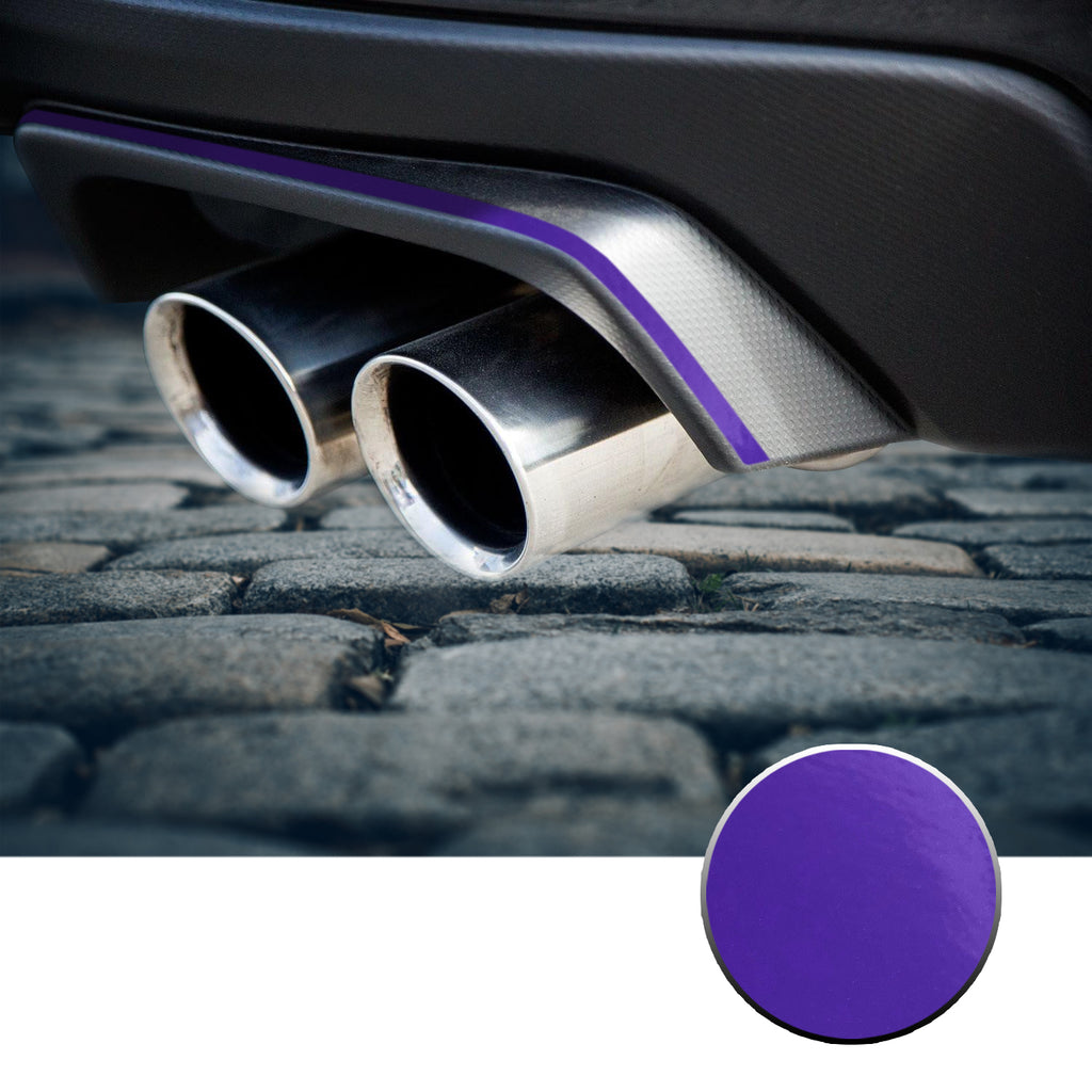 Exhaust Stripe Overlay Trim Decal Compatible With and Fits 2015-2020 Subaru WRX STi