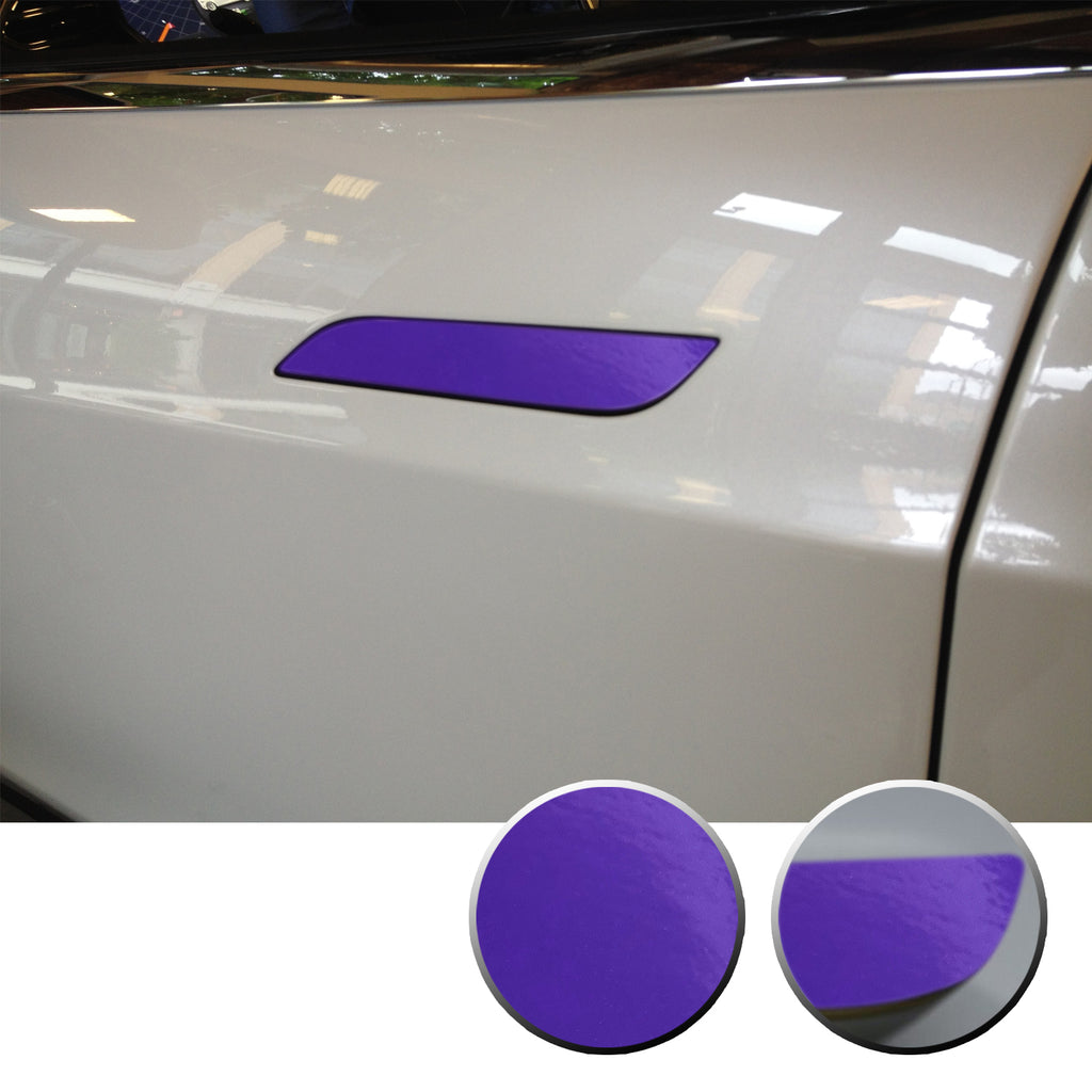 Door Handle Trim Chrome Delete Vinyl Decal Overlay Wrap Compatible with Tesla Model S 2012-2020