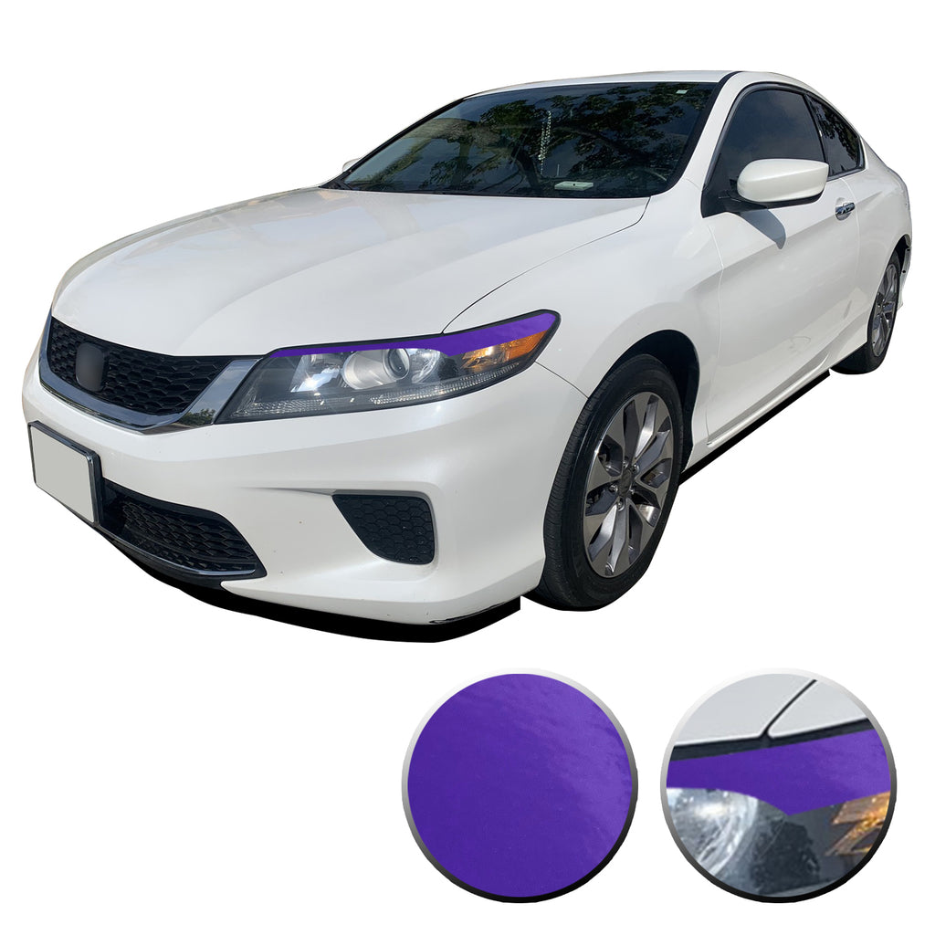 Headlight Eyelid Eyebrow Vinyl Decal Compatible with Honda Accord 2013-2015