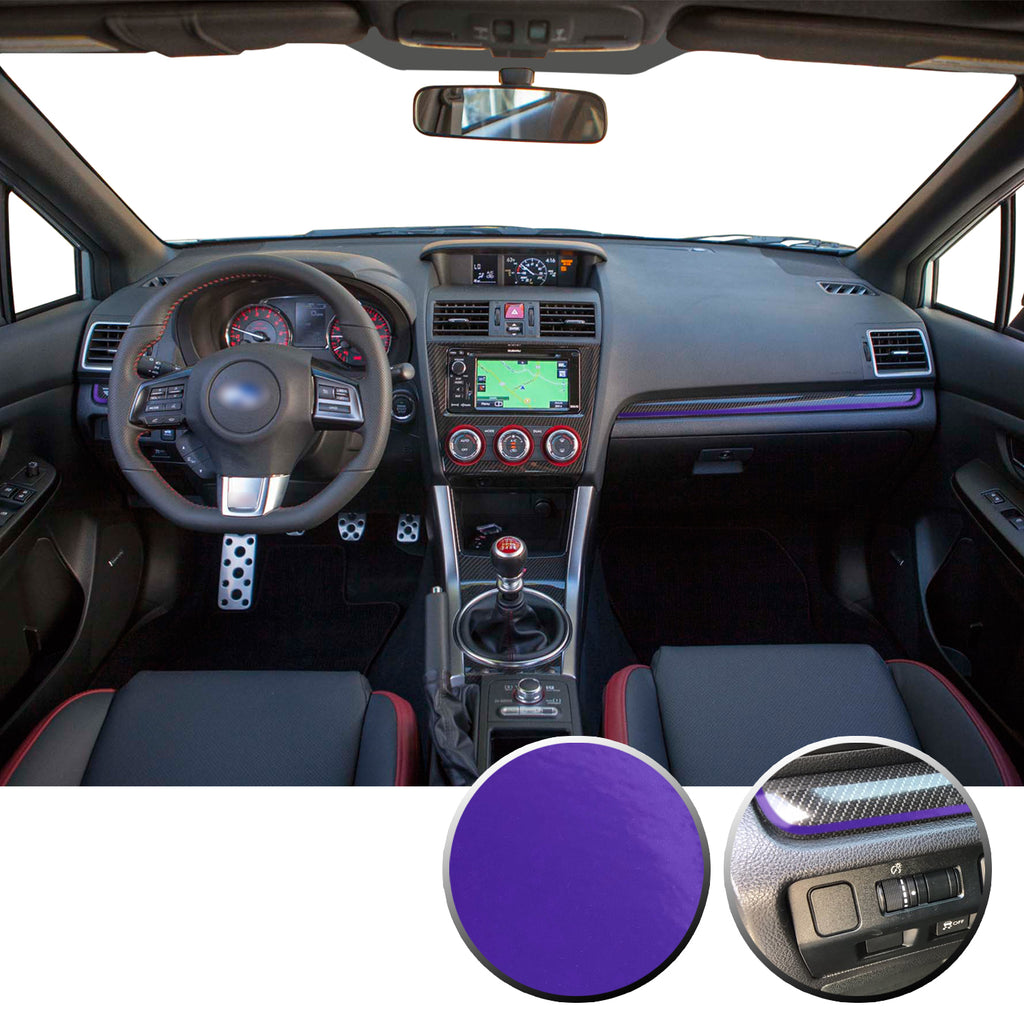 Interior Dash Pinstripe Vinyl Trim Decal Compatible with and Fits WRX STi Subaru 2015-2020