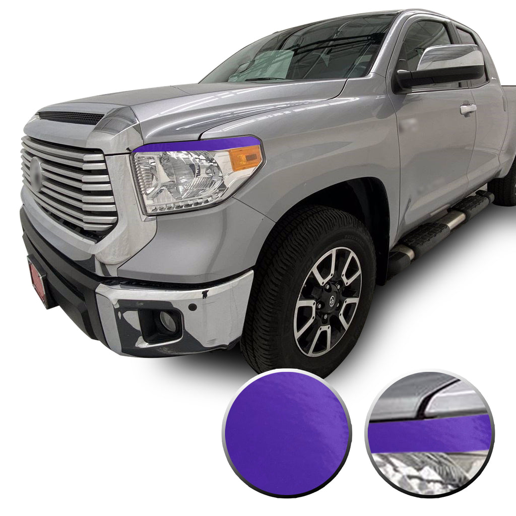 Headlight Eyelid Eyebrow Graphic Vinyl Decal Compatible with Toyota Tundra 2014-2017