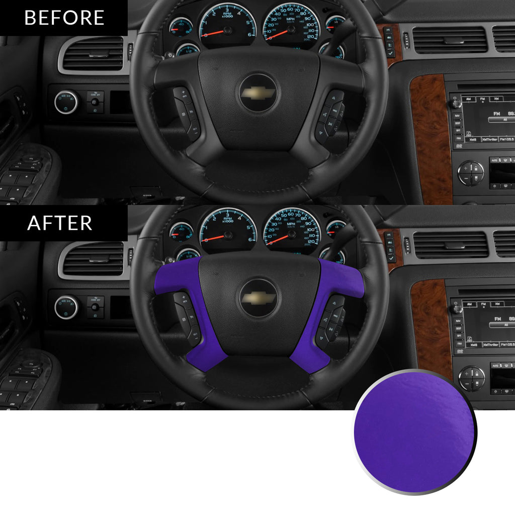 Steering Wheel Spoke Decal Overlay Trim Compatible with and Fits Chevrolet, GMC, Cadillac