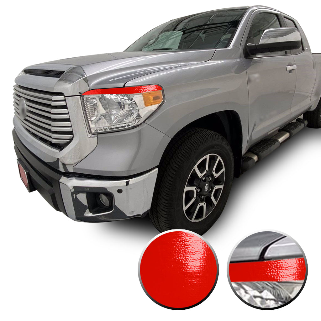 Headlight Eyelid Eyebrow Graphic Vinyl Decal Compatible with Toyota Tundra 2014-2017