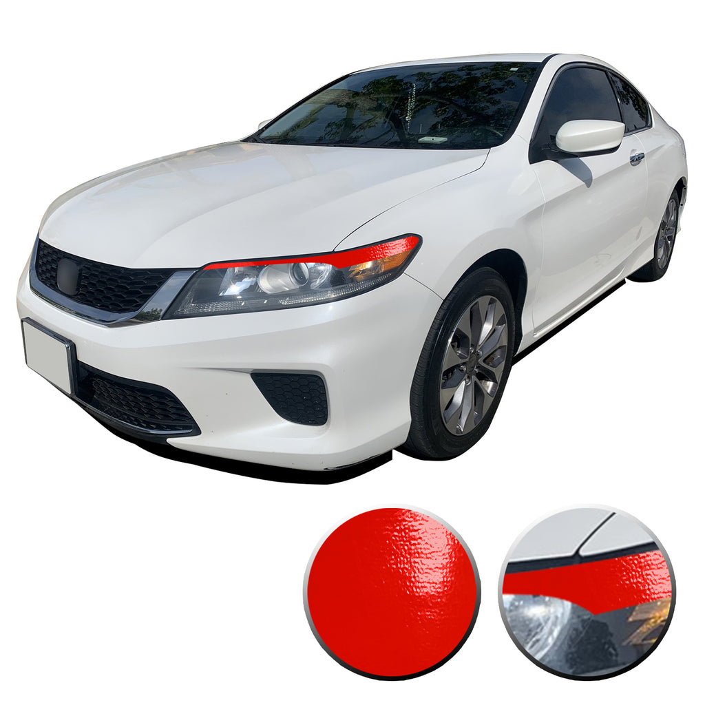 Headlight Eyelid Eyebrow Vinyl Decal Compatible with Honda Accord 2013-2015