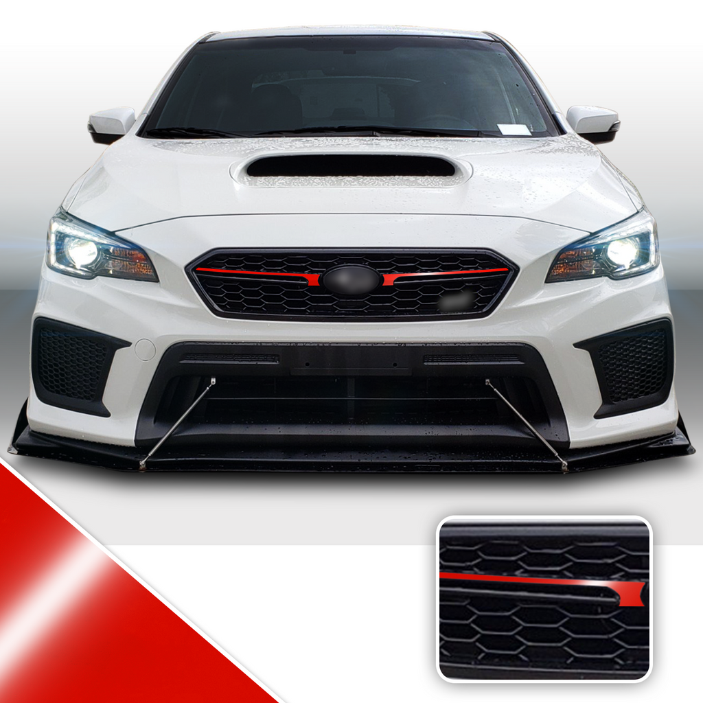 Fab JDM Pinstripe Grille Trim Decal Compatible With and Fits 2018-2020 Subaru WRX STi