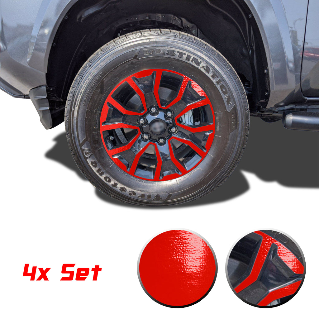 17" Wheel Rim Vinyl Overlay Decals Wrap Trim Compatible with and Fits Tacoma TRD Sport 2020 2021