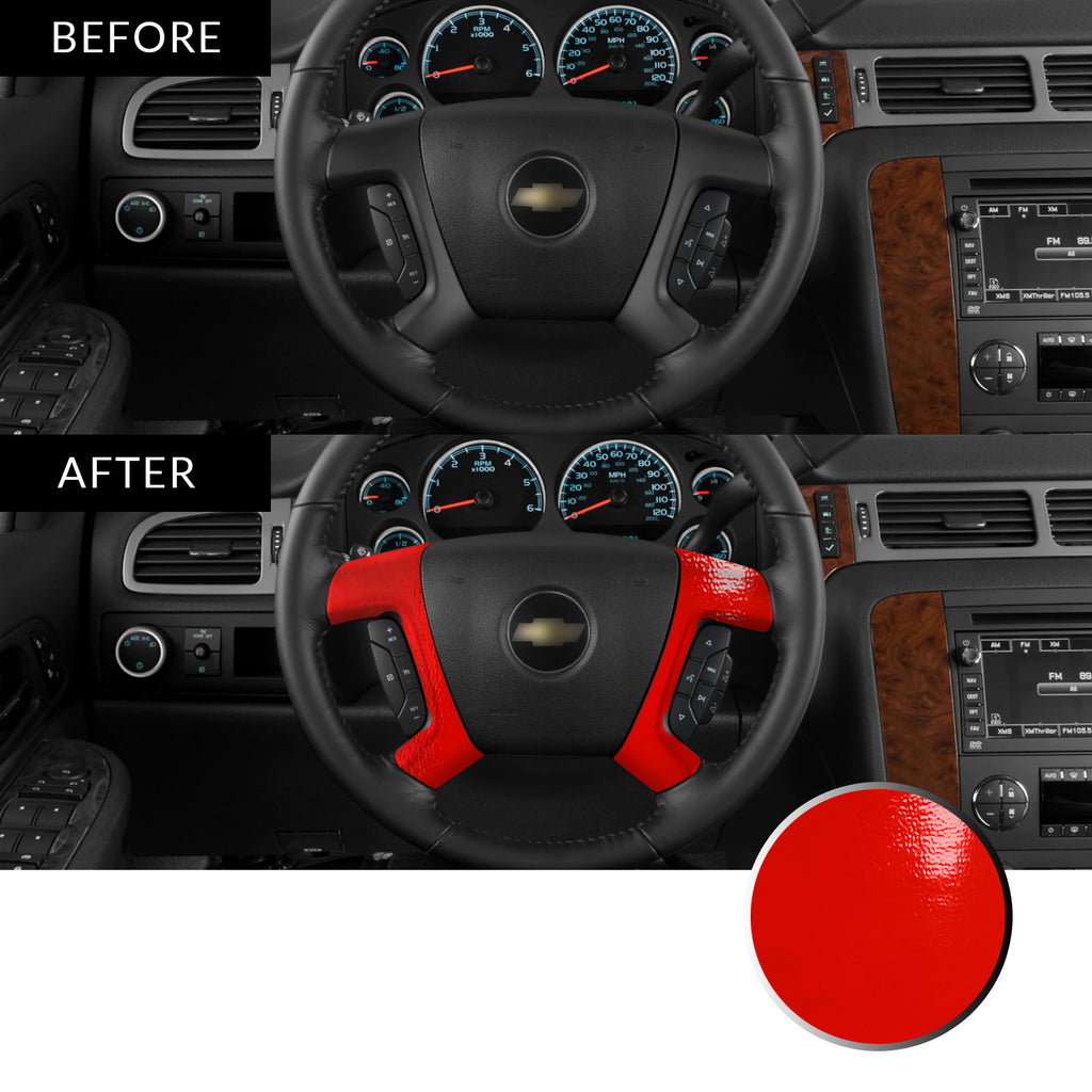 Steering Wheel Spoke Decal Overlay Trim Compatible with and Fits Chevrolet, GMC, Cadillac