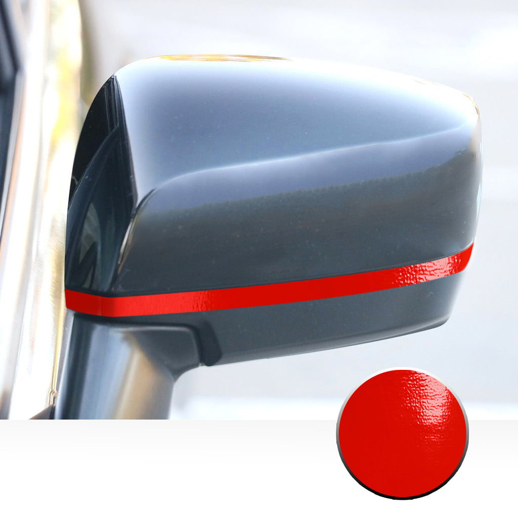 Mirror Trim Vinyl Decal Overlay Wrap Compatible with and Fits WRX STi 2015-2020
