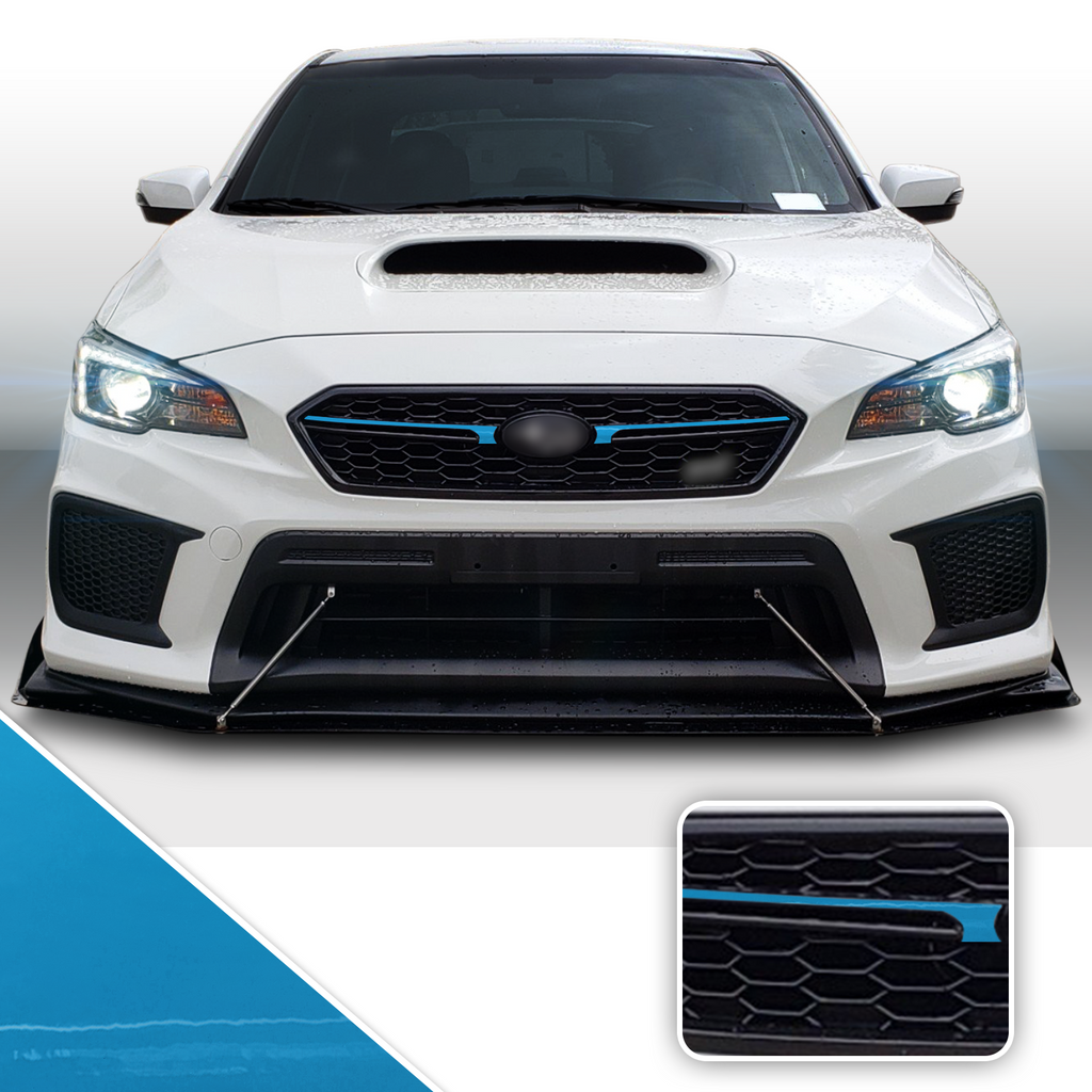 Fab JDM Pinstripe Grille Trim Decal Compatible With and Fits 2018-2020 Subaru WRX STi