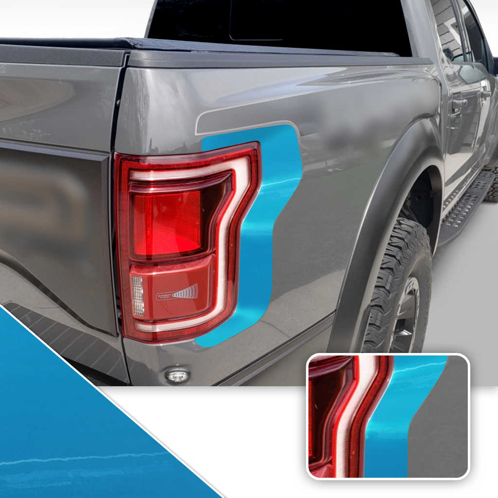 Taillight Accent Decal Overlay Trim Compatible with and Fits Raptor F-150 2018+