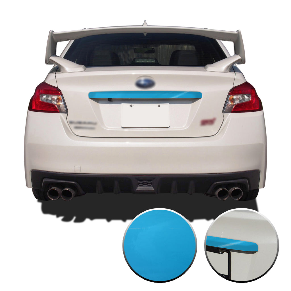 Trunk Trim Overlay Decal Compatible with and Fits Subaru WRX STi Trunk Trim 2015-2020