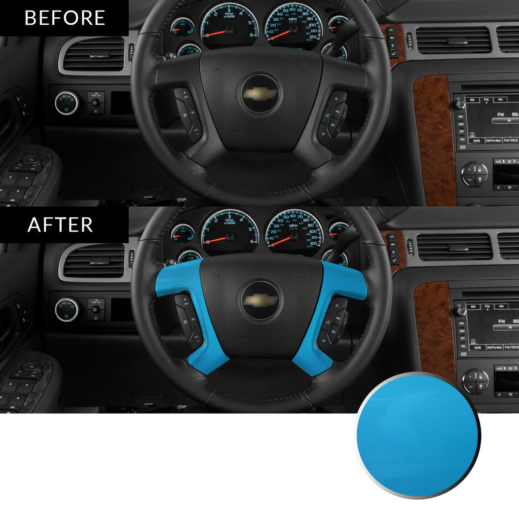 Steering Wheel Spoke Decal Overlay Trim Compatible with and Fits Chevrolet, GMC, Cadillac