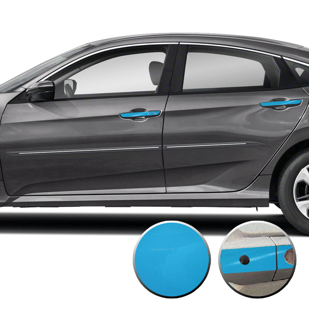 Door Handle Accent Overlay Vinyl Decal Compatible with Honda Civic 2016-2021