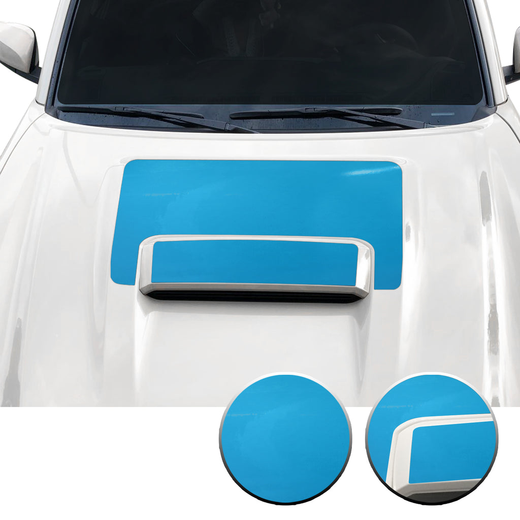 Hood Scoop Vinyl Overlay Decal Wrap Trim Compatible with and Fits Tacoma TRD Sport 2016-2020
