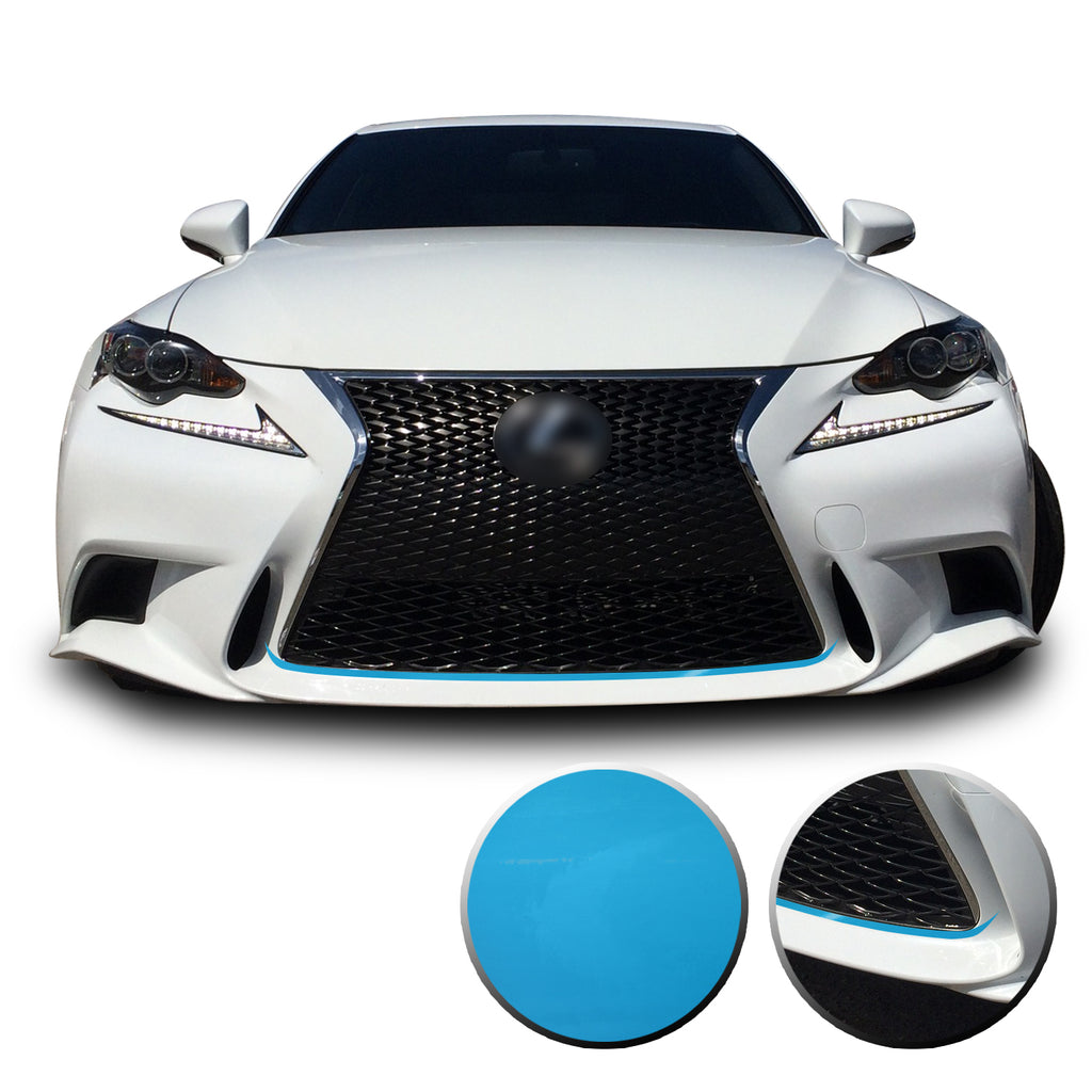 Front Grille Pinstripe Accent Vinyl Decal Overlay Wrap Compatible with Lexus IS200t IS250 IS300 IS F Sport 2014-2016