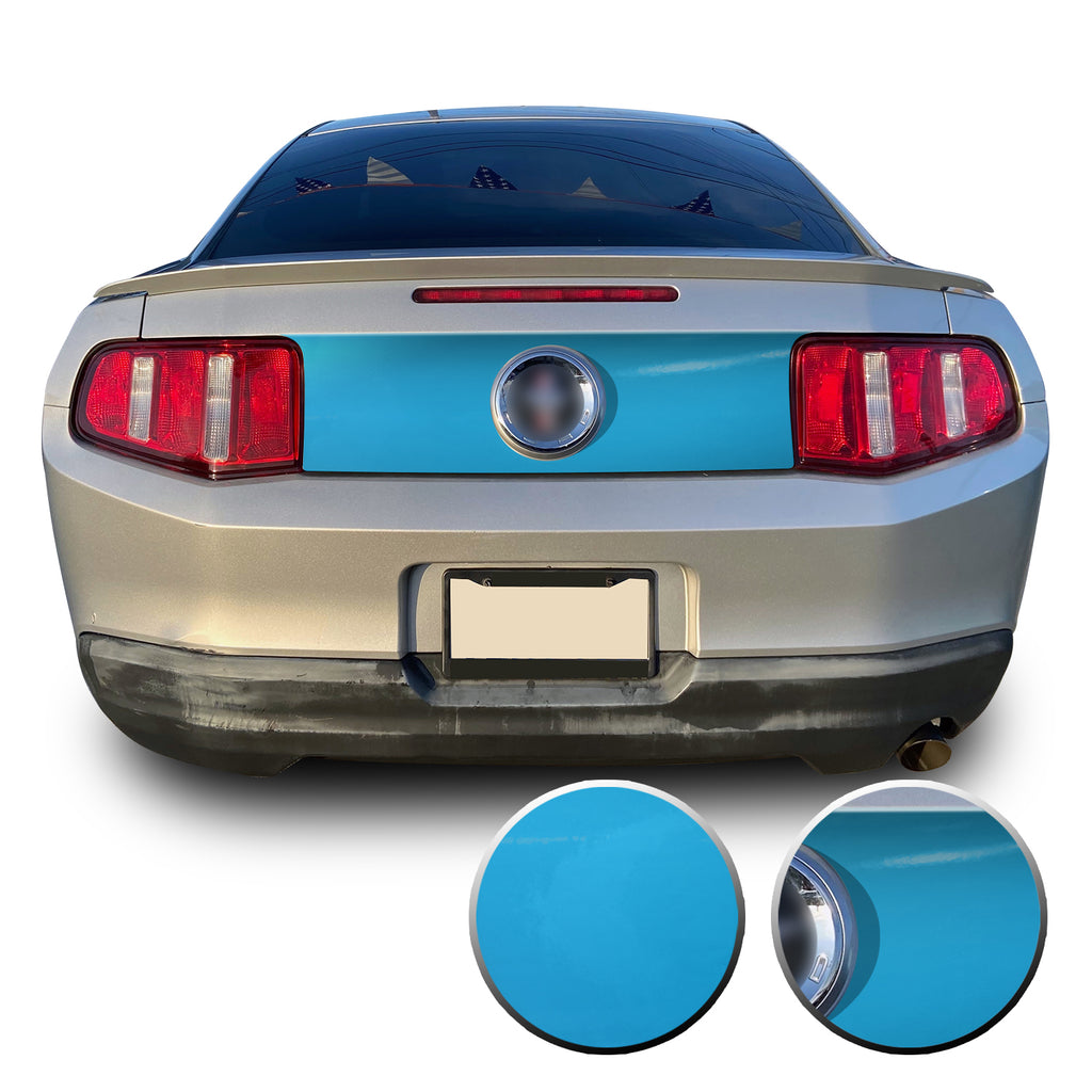 Trunk Rear Decklid Trim Graphic Vinyl Decal Compatible with Ford Mustang 2010-2014