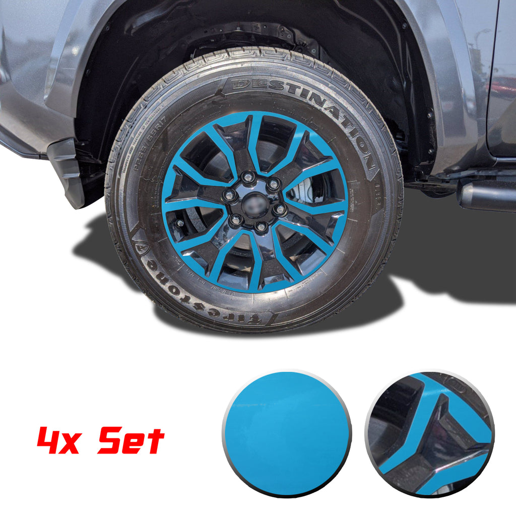 17" Wheel Rim Vinyl Overlay Decals Wrap Trim Compatible with and Fits Tacoma TRD Sport 2020 2021