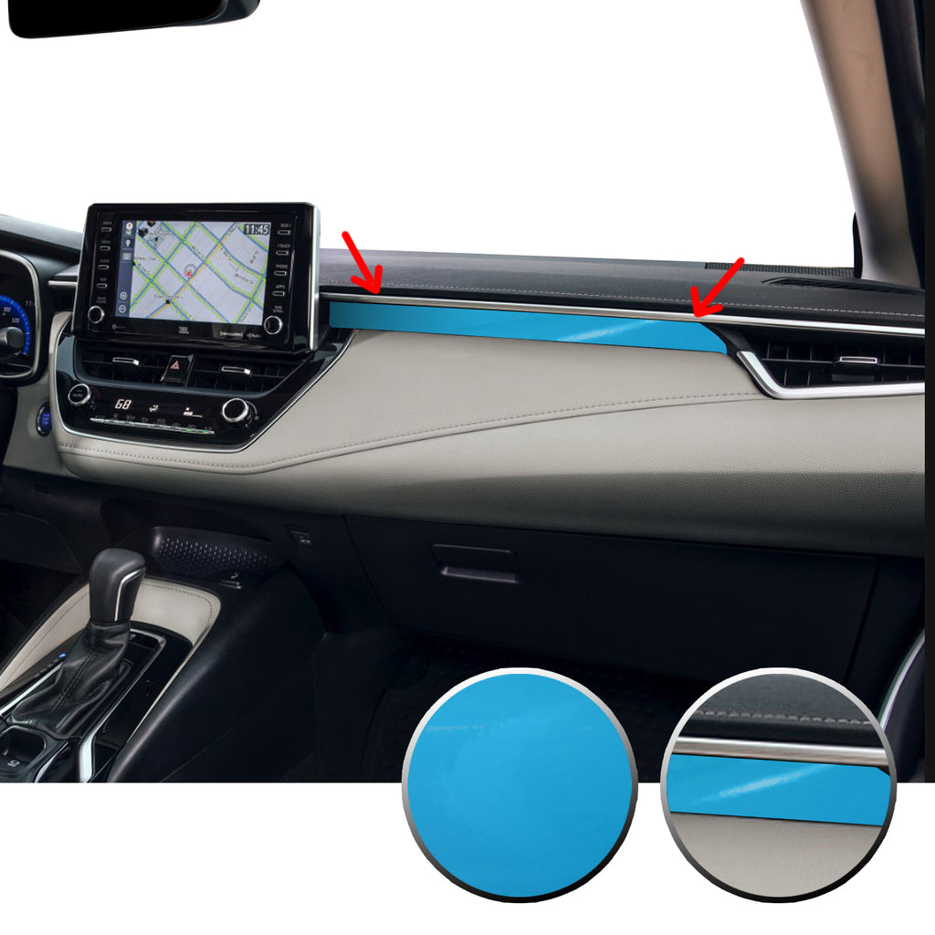 Interior Dashboard Accent Vinyl Decal Compatible with Toyota Corolla 2020 2021