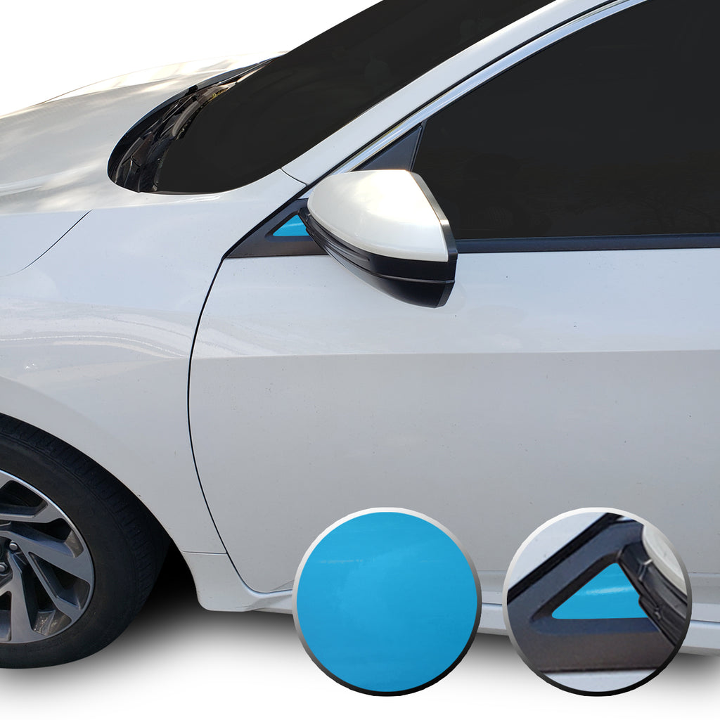 Side Mirror Accent Vinyl Decal Overlay Wrap Compatible with Honda Civic 2016-2020