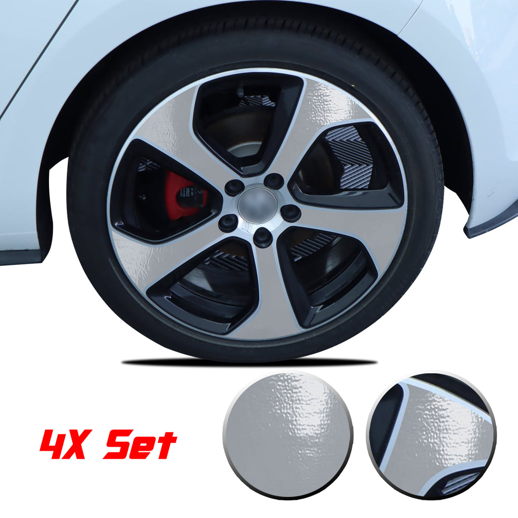 Wheel Rim Overlay Graphic Vinyl Decal Compatible with Volkswagen MK7 GTi 2014-2020