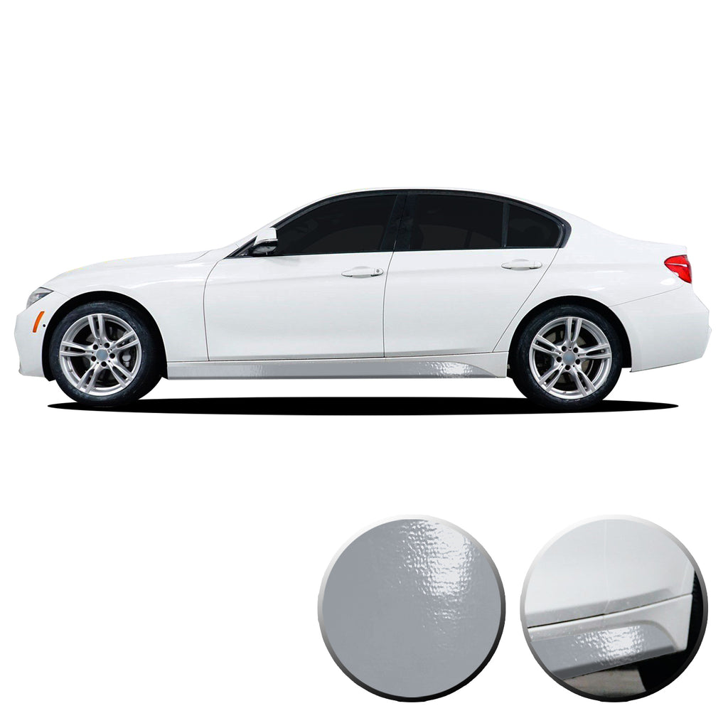 Lower Panel Side Skirt Accent Vinyl Overlay Compatible with BMW 3 Series F30 F31 E90 E91 2007-2019