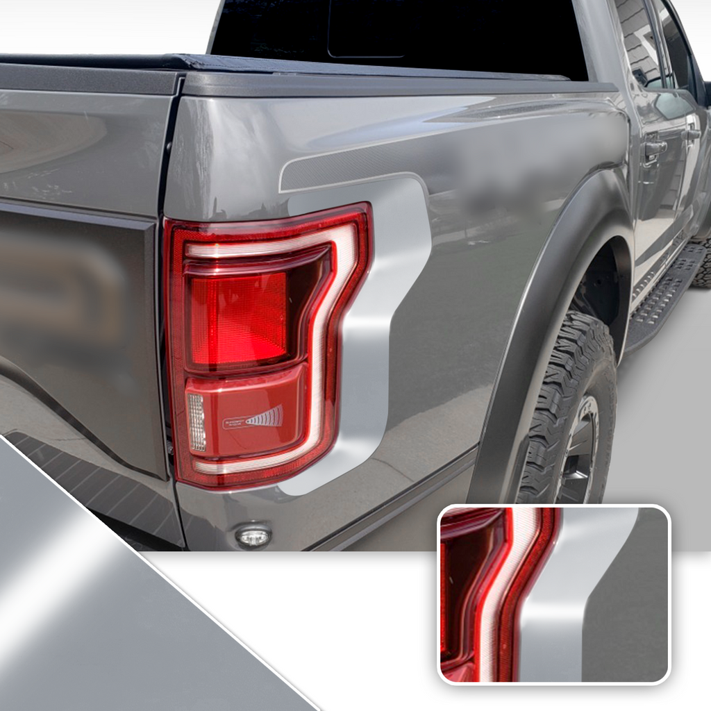 Taillight Accent Decal Overlay Trim Compatible with and Fits Raptor F-150 2018+