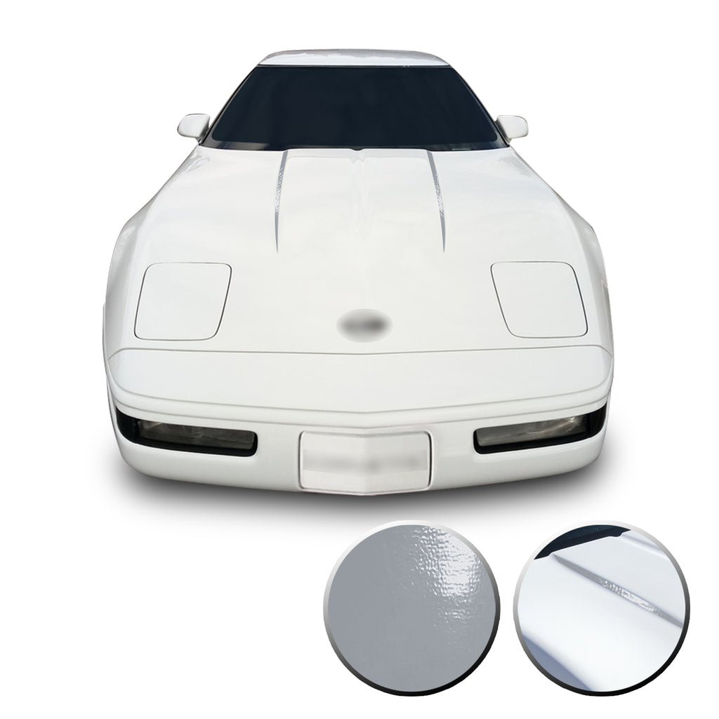 Hood Spears Graphic Overlay Pre Cut Vinyl Decal Compatible with Chevrolet Corvette C4 1984-1996