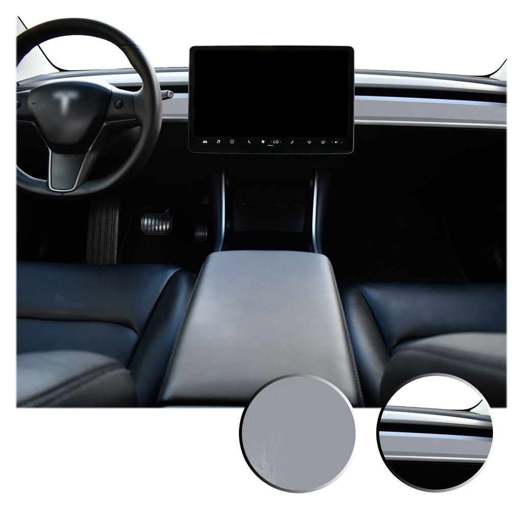 Dashboard Overlay Decal Trim Kit Compatible with and Fits Tesla Model 3 2017-2020