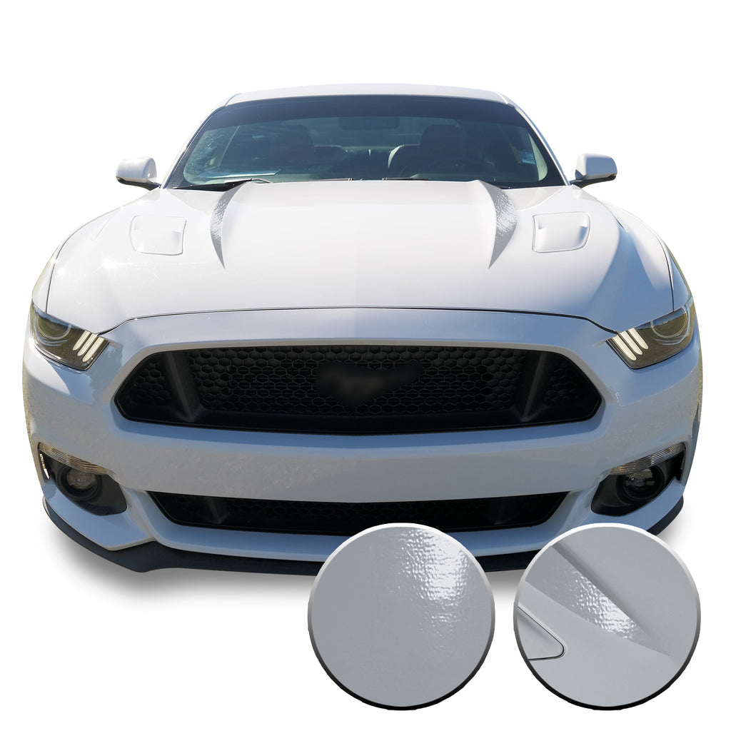 Hood Spears Stripes Vinyl Decal Overlay Wrap Trim Compatible with and Fits Mustang 2015-2017