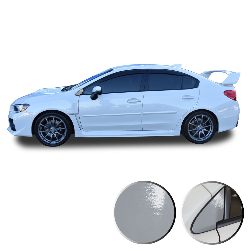 Quarter Window Trim Decal Overlay Wrap Compatible with and Fits WRX STi 2015-2020