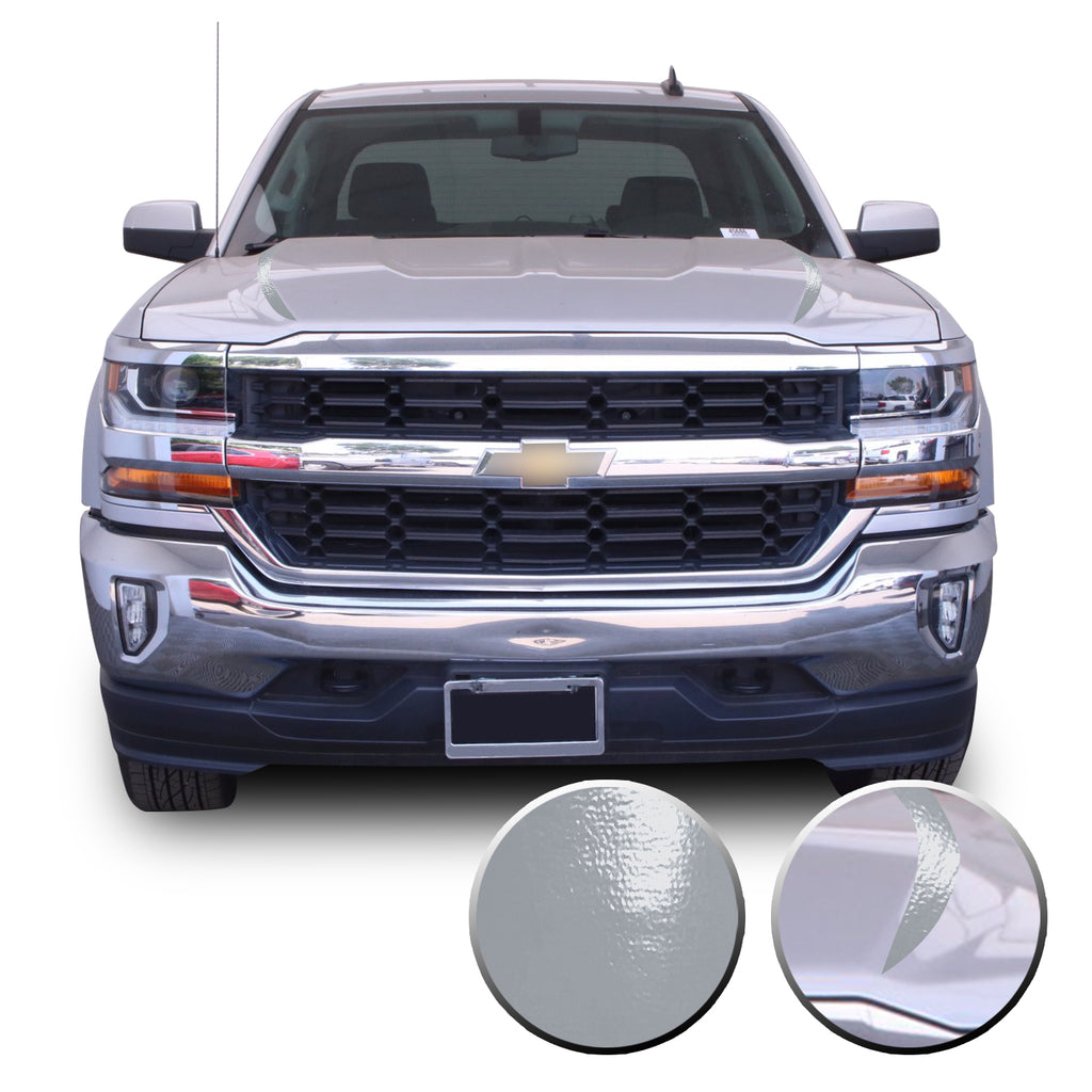 Hood Spears Graphic Overlay Vinyl Decal Wrap Compatible with Silverado 1500 2016-2018