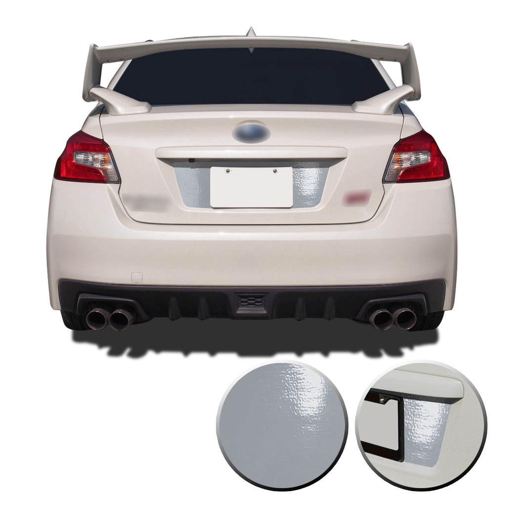 Trunk Rear License Trim Decal Overlay Compatible with and Fits Subaru WRX STi 2015-2020