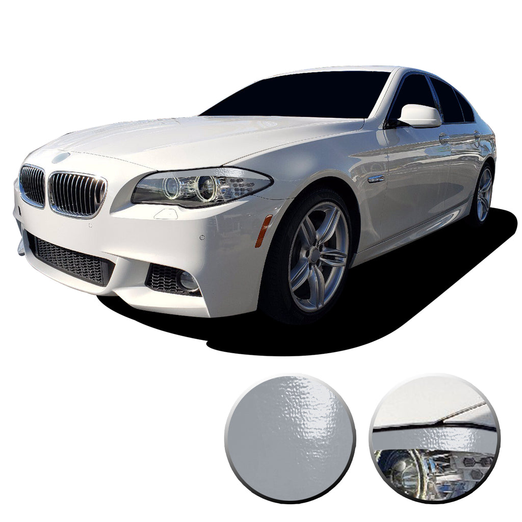 Headlight Eyelid Eyebrow Graphic Vinyl Decal Compatible with BMW 5 Series F10 2011-2013