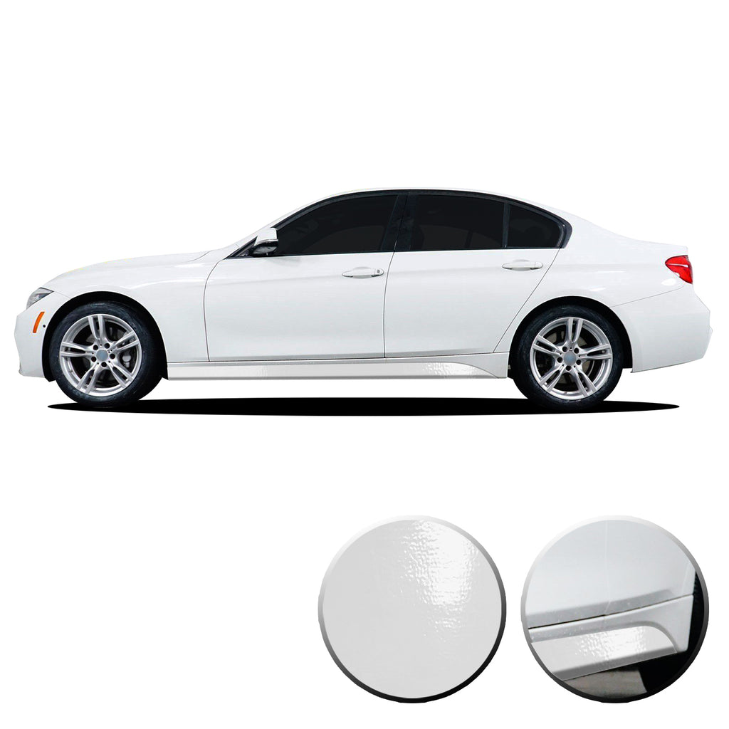 Lower Panel Side Skirt Accent Vinyl Overlay Compatible with BMW 3 Series F30 F31 E90 E91 2007-2019