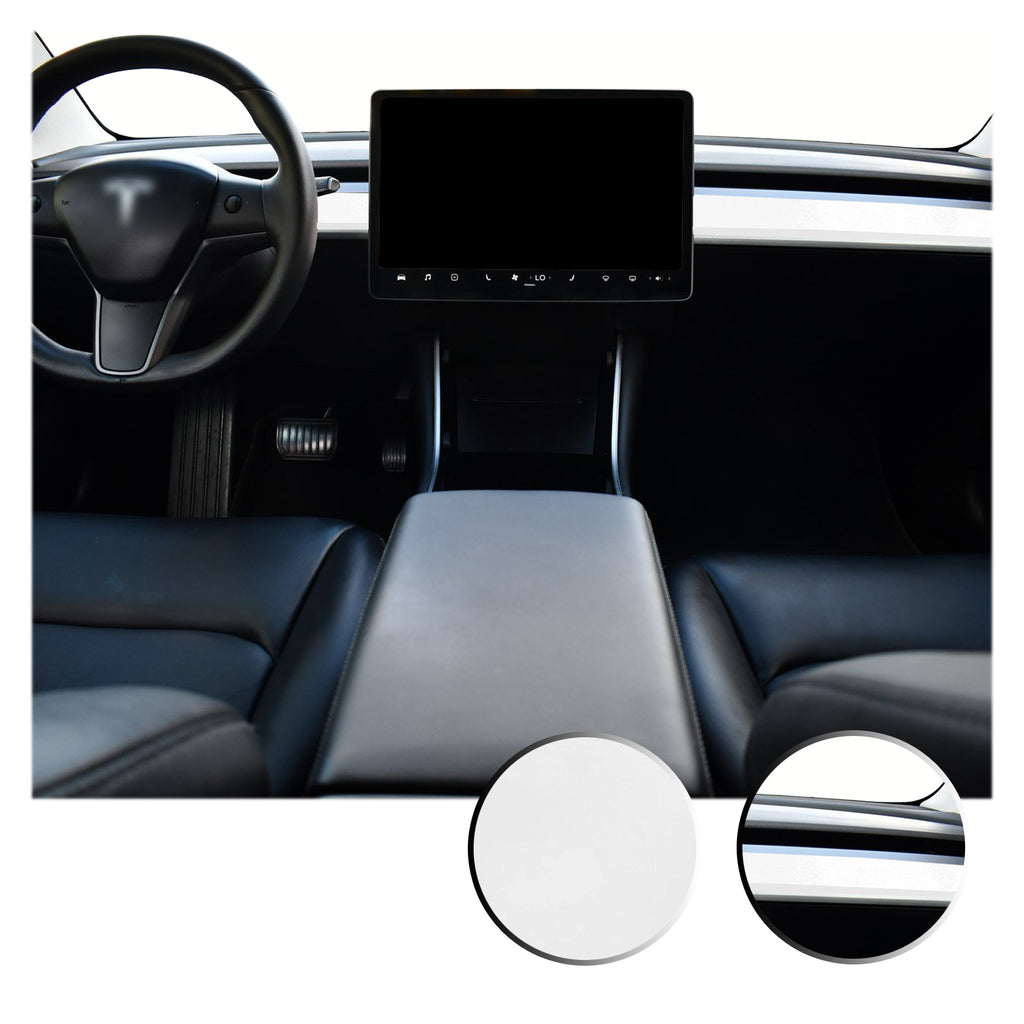 Dashboard Overlay Decal Trim Kit Compatible with and Fits Tesla Model 3 2017-2020