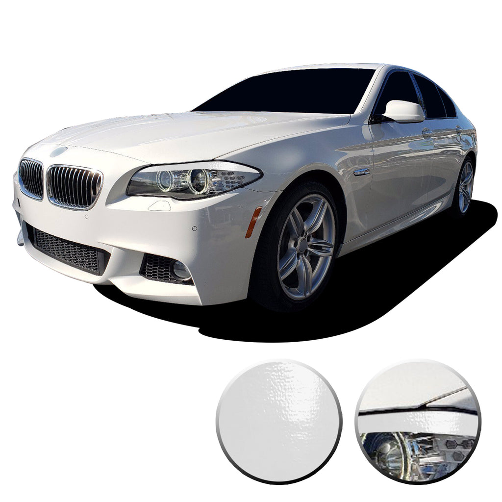 Headlight Eyelid Eyebrow Graphic Vinyl Decal Compatible with BMW 5 Series F10 2011-2013