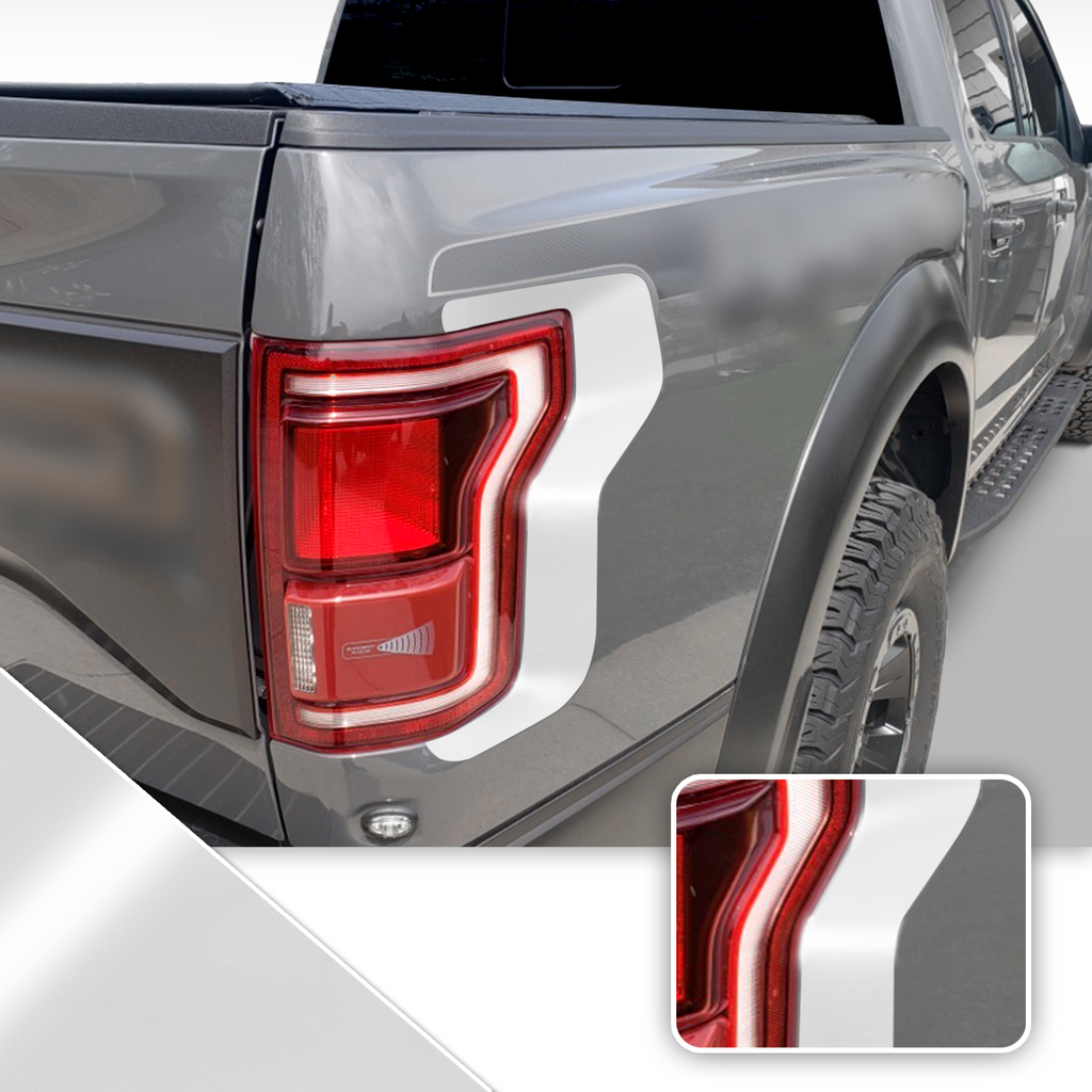 Taillight Accent Decal Overlay Trim Compatible with and Fits Raptor F-150 2018+