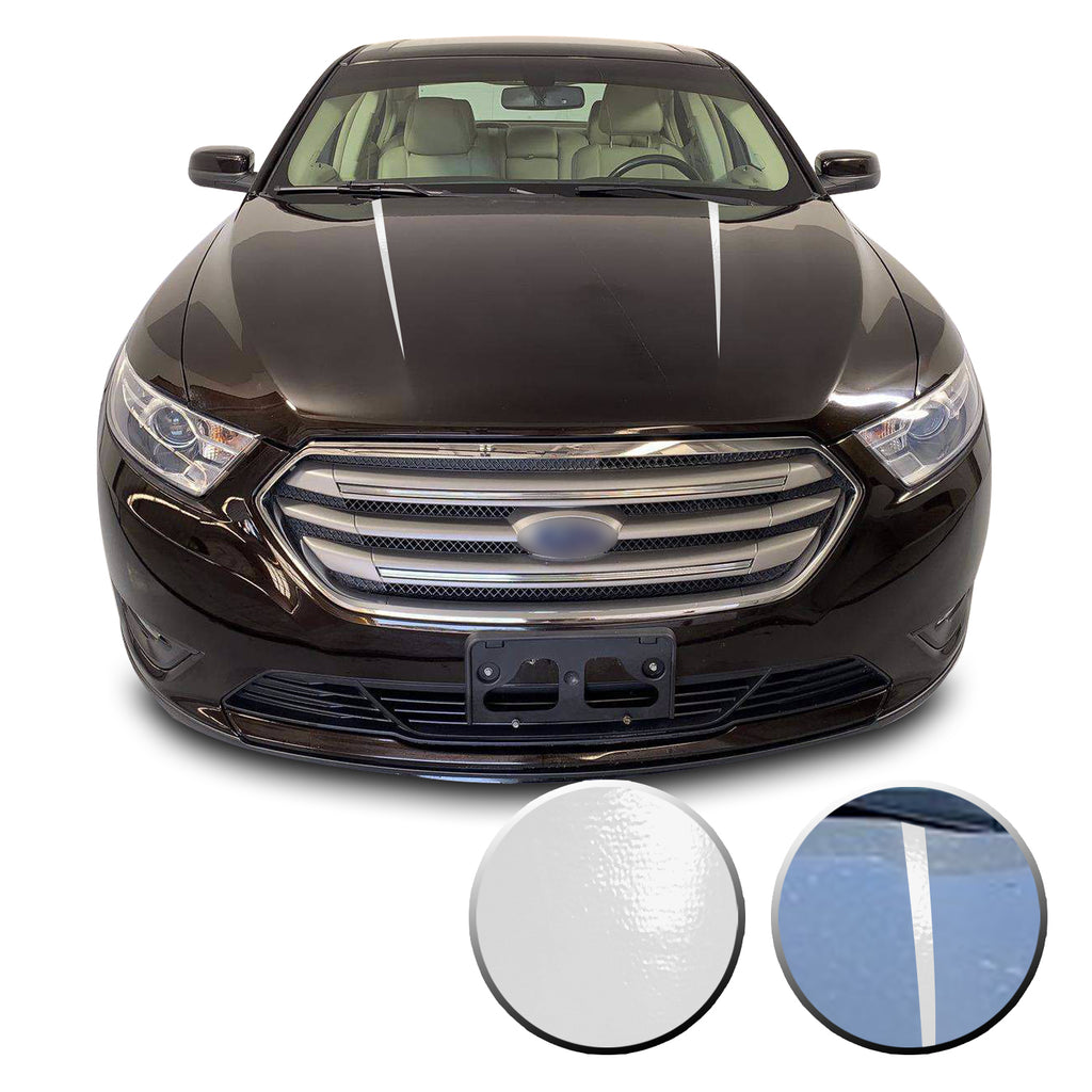 Hood Spear Stripes Racing Trim Vinyl Decal Compatible with Ford Taurus 2010-2019