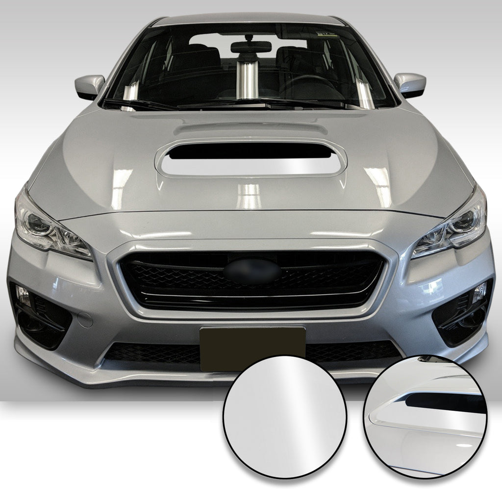 Hood Scoop Vinyl Decal Overlay Wrap Trim Compatible with and Fits WRX STi 2015-2020