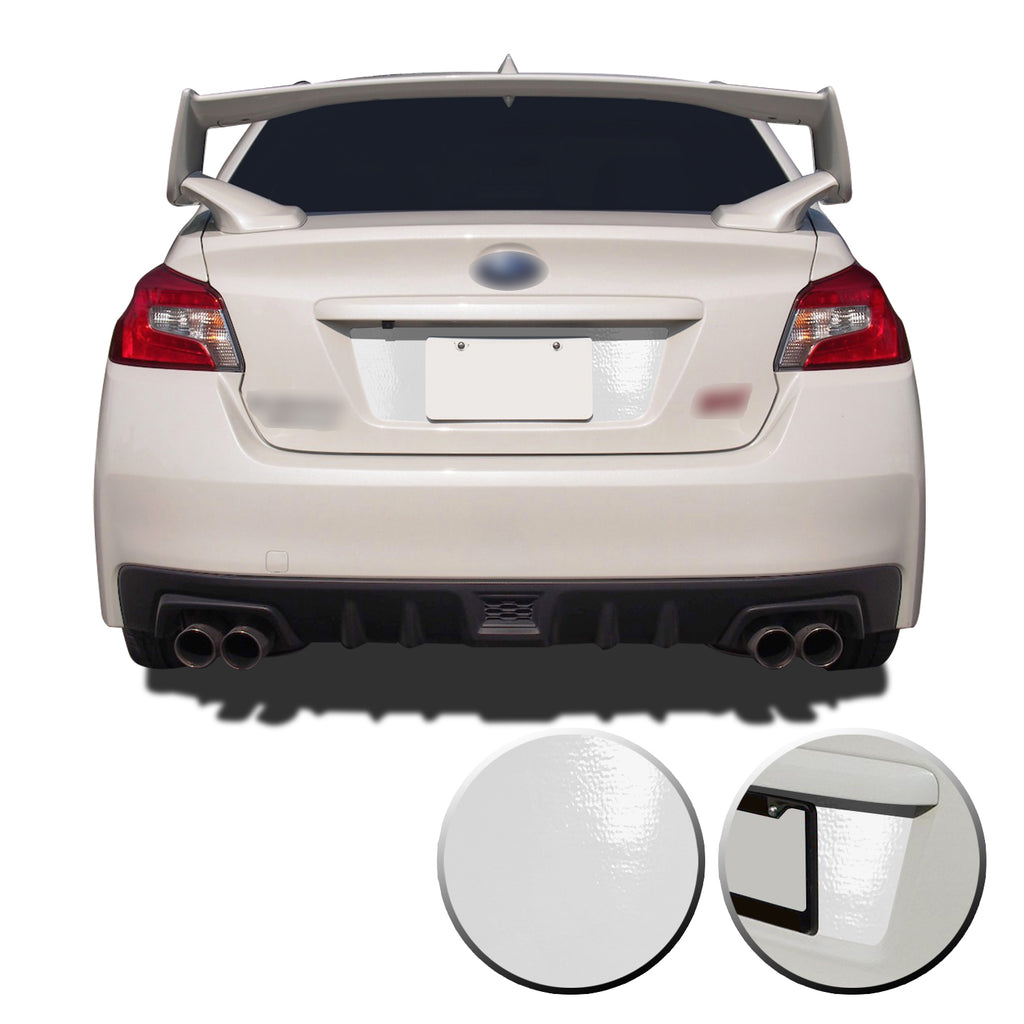 Trunk Rear License Trim Decal Overlay Compatible with and Fits Subaru WRX STi 2015-2020