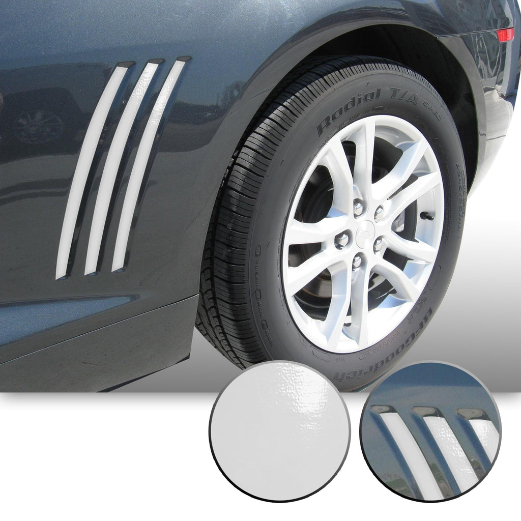 Side Vent Stipe Insert Overlay Vinyl Decal Compatible with and Fits Chevy Camaro 2010-2015