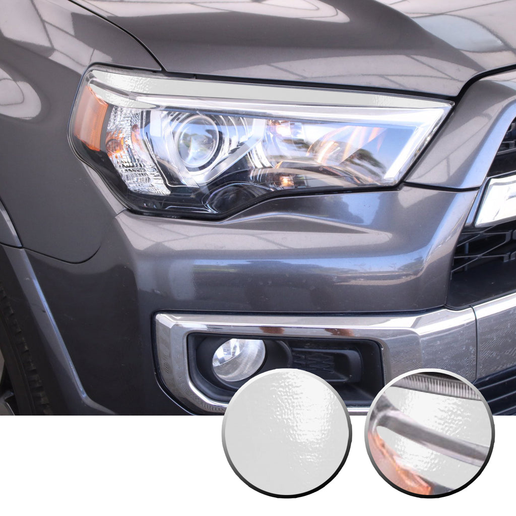 Headlight Eyelid Eyebrow Graphic Vinyl Decal Compatible with Toyota 4Runner 2010-2017