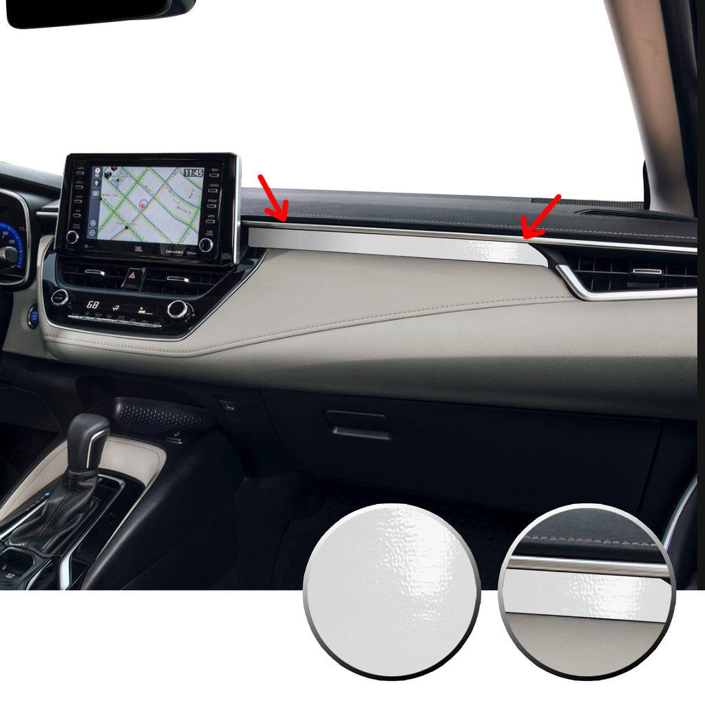 Interior Dashboard Accent Vinyl Decal Compatible with Toyota Corolla 2020 2021